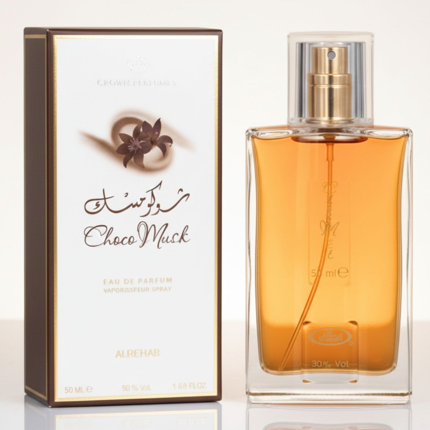 Choco Musk Perfume 1.69 FL.OZ – Long-Lasting Unisex Fragrance with Rich Chocolate, Musk & Vanilla Notes for Everyday Wear