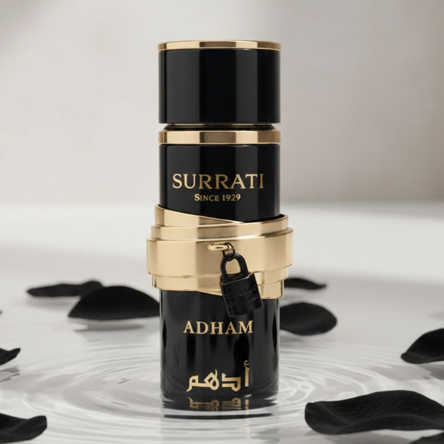 Surrati Adham 3.4 FL.OZ Perfume for Men and Women - Premium Spray Bottle Long-Lasting Unisex Arabian Perfume Luxury Fragrance