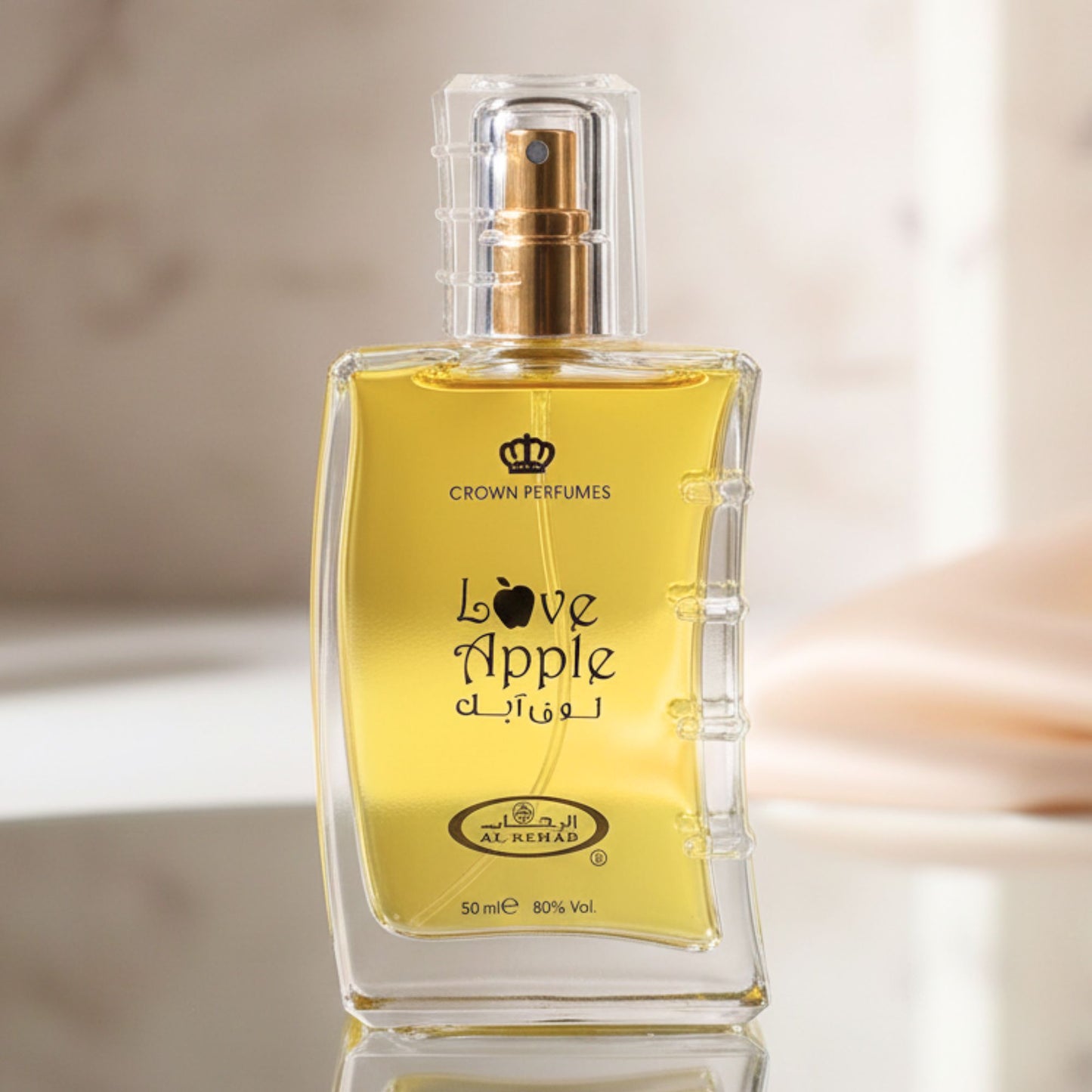Al-Rehab Love Apple Perfume for Men and Women 50ml - Long-Lasting Unisex Aromatic Spray