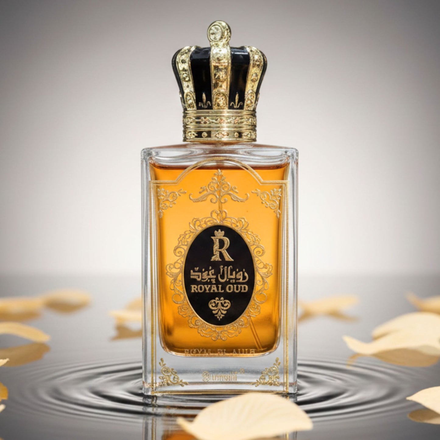 Surrati Royal Oud 3.4 FL.OZ Perfume for Men and Women - Unisex Luxury Oud Perfume, Long-Lasting Woody Oriental Scent