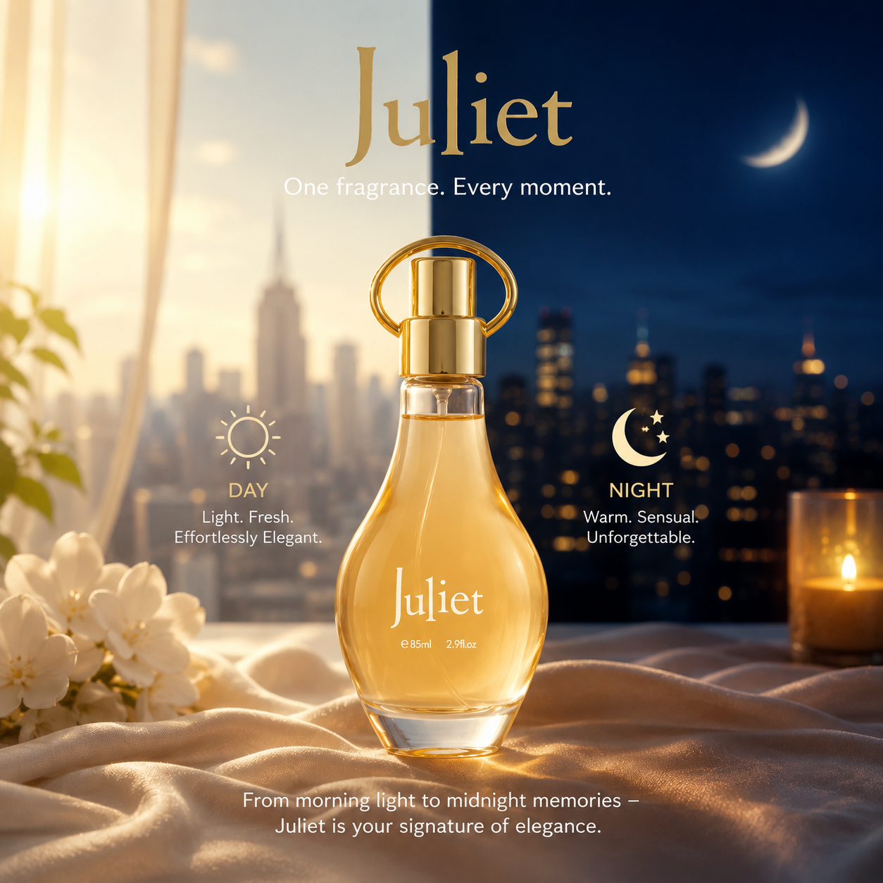 Juliet Perfume for Women 2.9 Fl. Oz. Eau De Parfum Natural Spray Luxury Floral Perfume Soft and Charming Scent for All Seasons & Special Events
