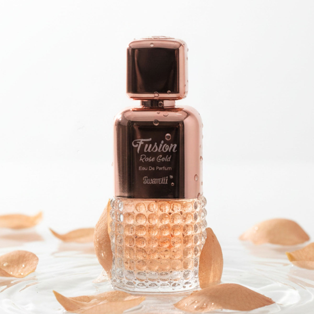 Surrati Fusion Rose Gold 3.4 FL.OZ Perfume for Women - Smooth Elegant Aroma, Long-Lasting Feminine Signature Scent