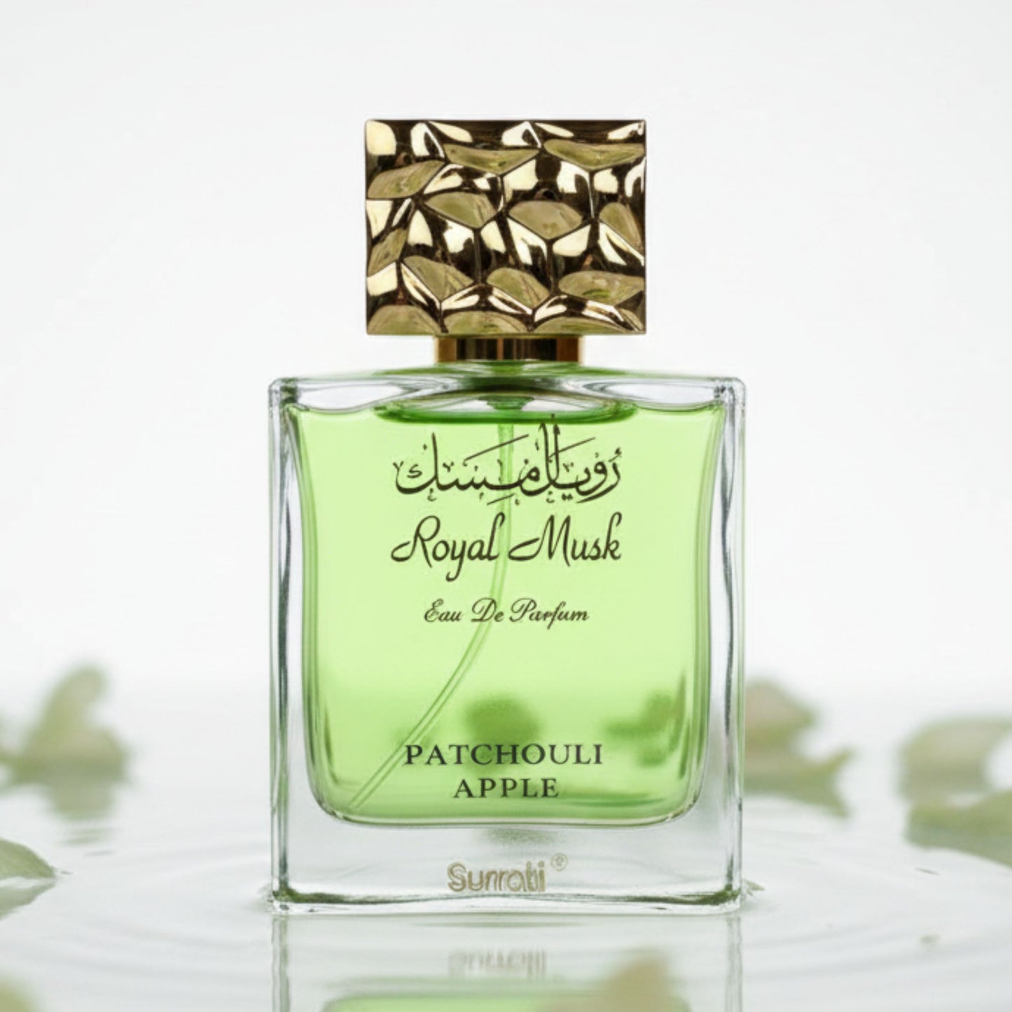 Surrati Royal Musk Patchouli Apple 3.4 FL.OZ Perfume for Men and Women - Premium Musk Essence, Long-Lasting Unisex Fragrance for Daily Wear