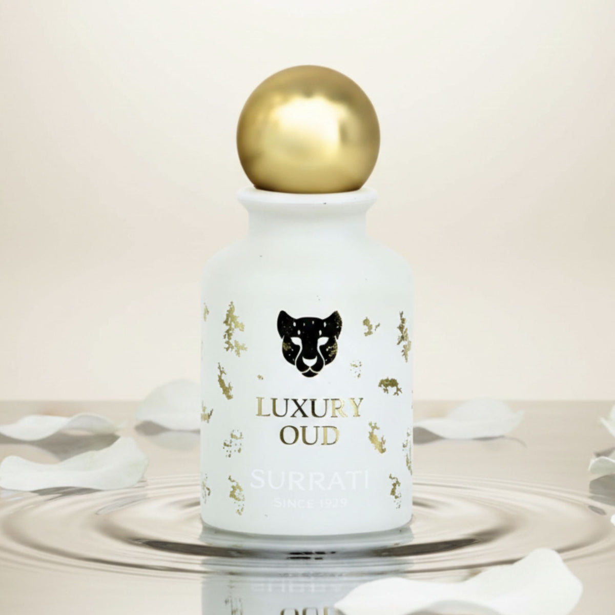Surrati Luxury Oud 3.4 FL.OZ Perfume for Men and Women - Glass Spray Bottle Rich Oud Long-Lasting Unisex Arabian Perfume