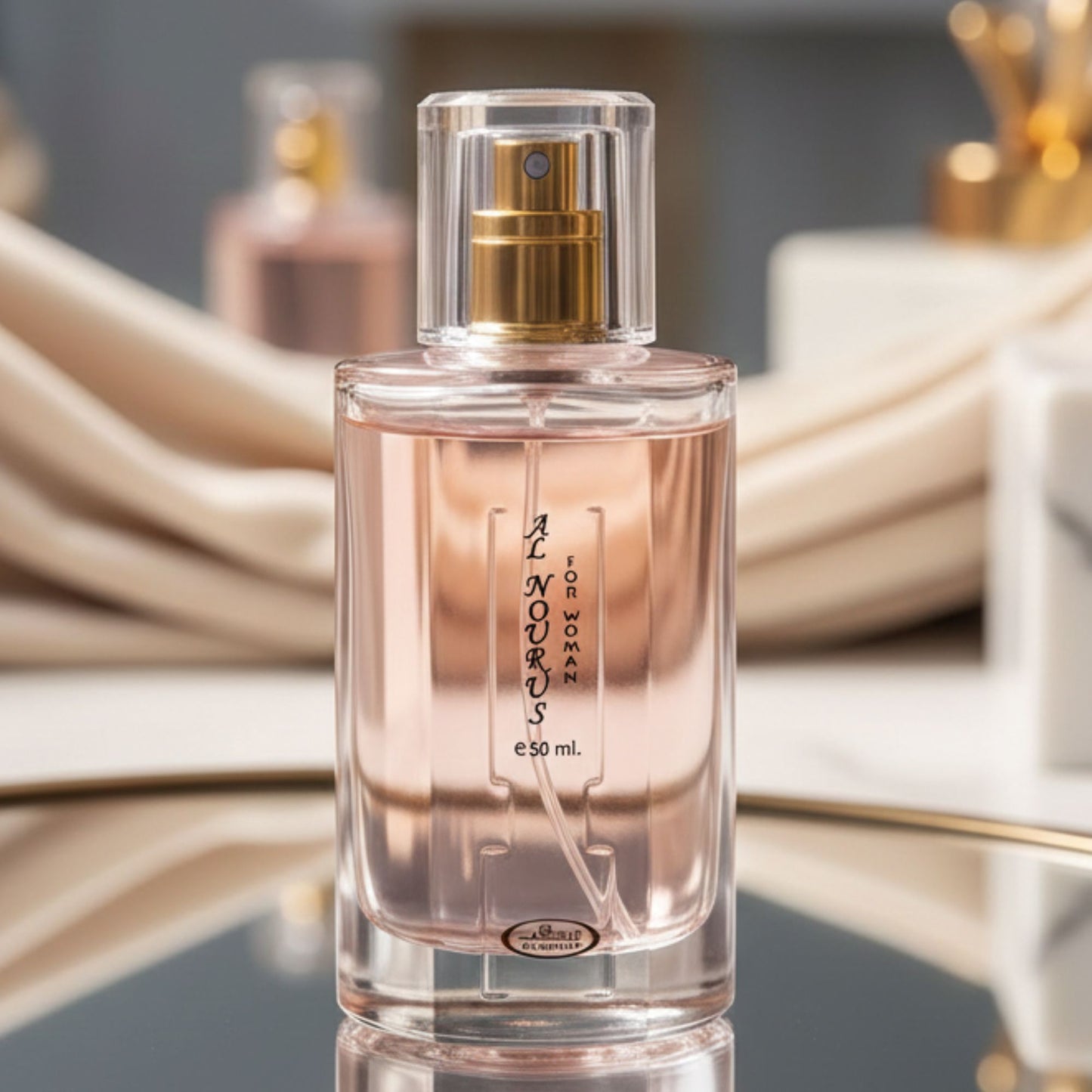 Al-Rehab Al Nourus Perfume 50ml for Men and Women - Aromatic Spray with Fresh, Soft Floral Scent for Daily Wear & Special Occasions