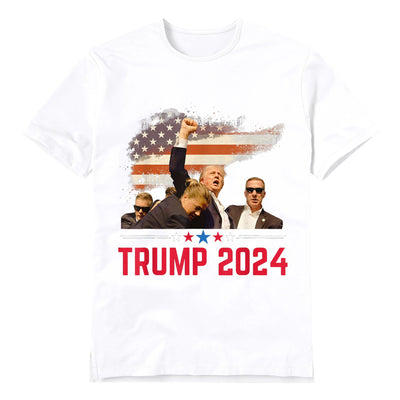 Unisex Graphic Tee Trump-Iconic Image Print Casual T-Shirt