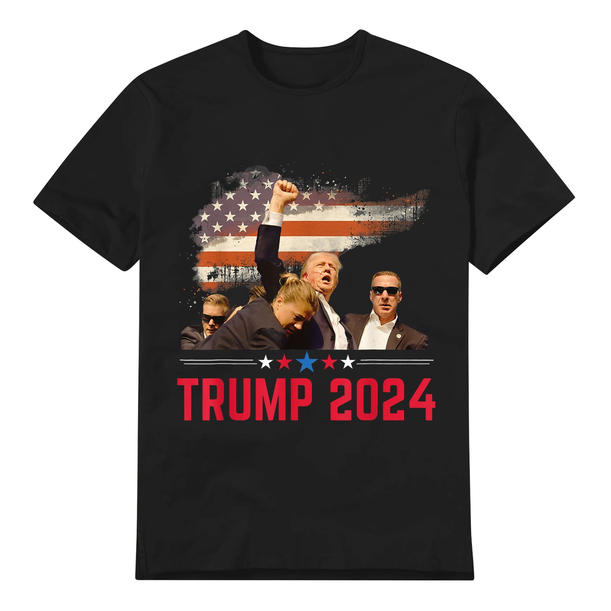 Unisex Graphic Tee Trump-Iconic Image Print Casual T-Shirt