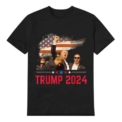 Unisex Graphic Tee Trump-Iconic Image Print Casual T-Shirt