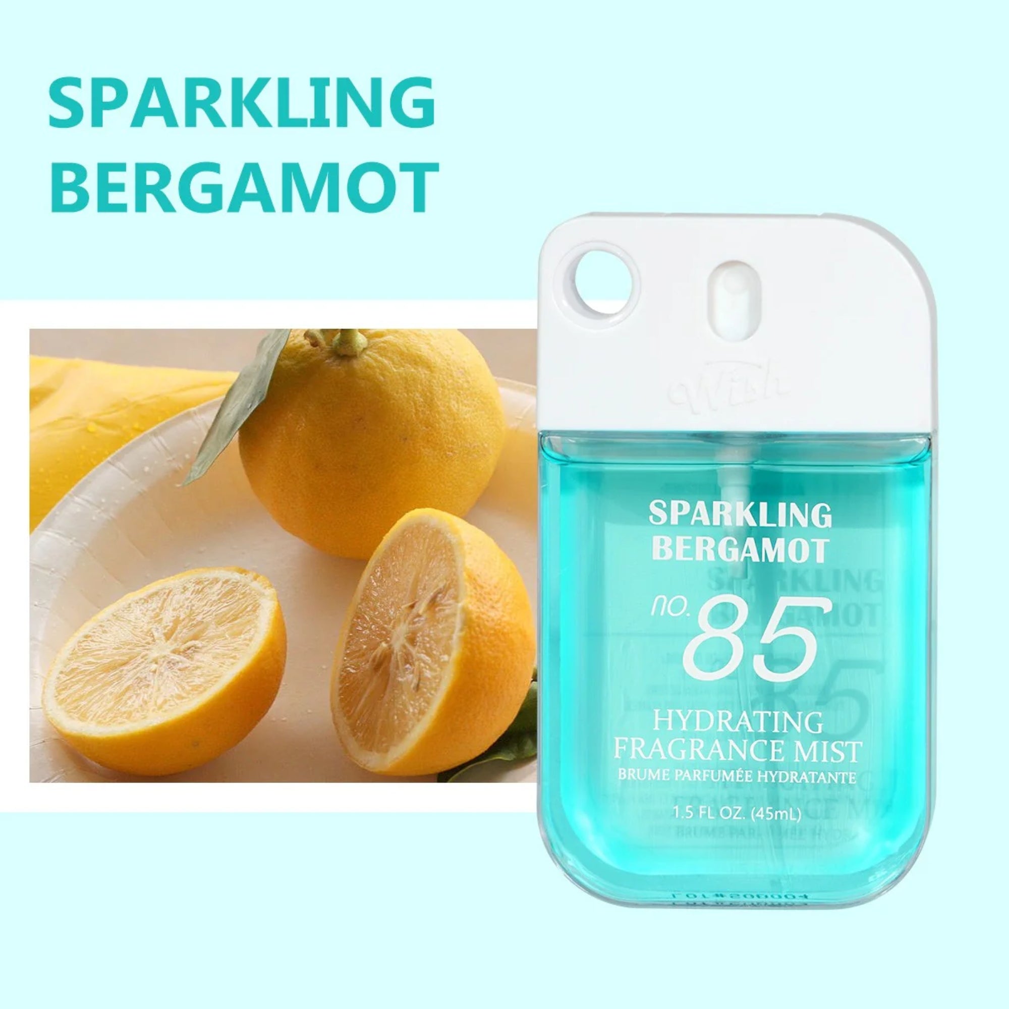 4-Pack Hydrating Fragrance Mist Set 1.5 FL.OZ (45ml) | Refreshing Body & Hair Spritz | Lightweight & Long-Lasting Scent | Perfect for Daily Use