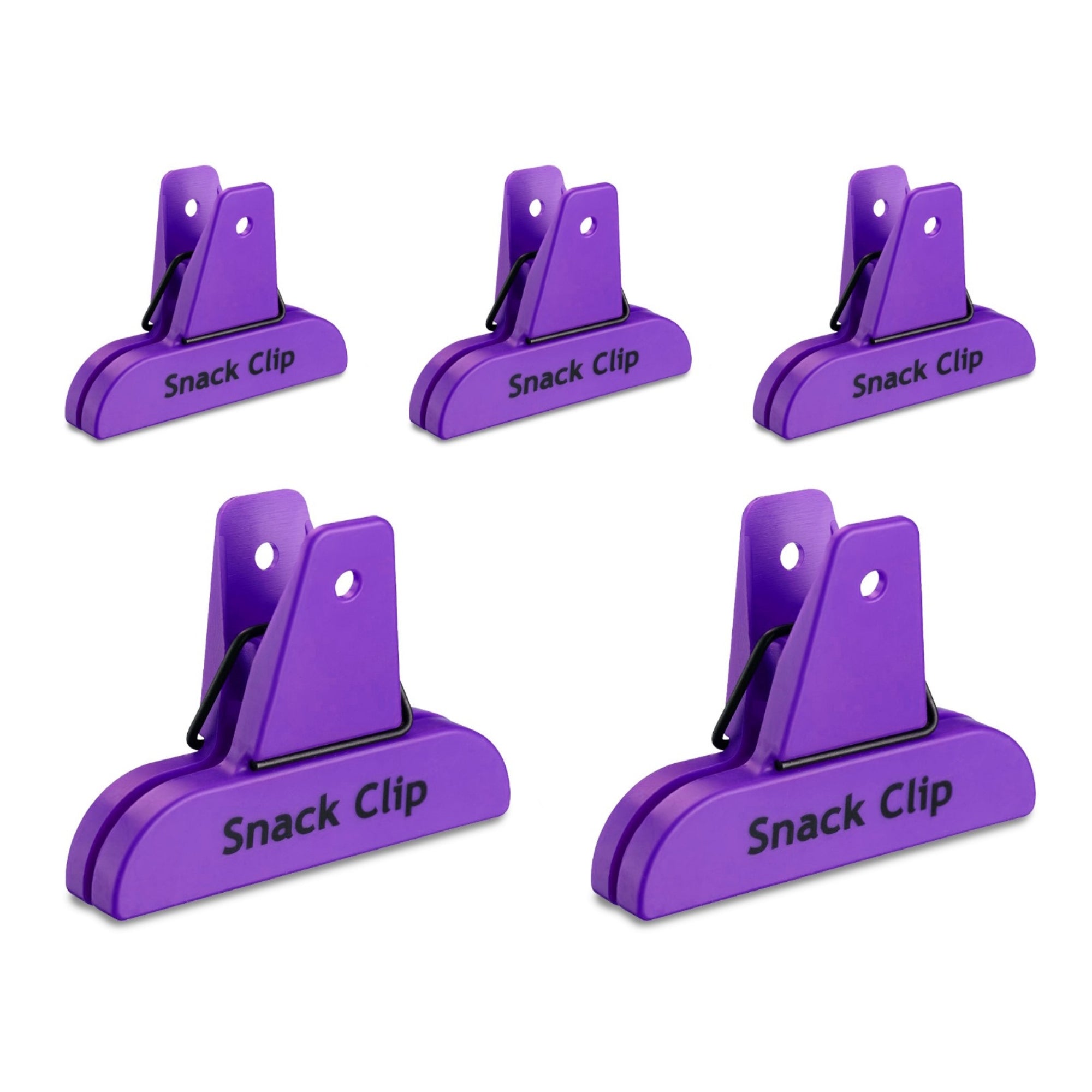 5-Piece Snack Bag Clips Heavy Seal Grip