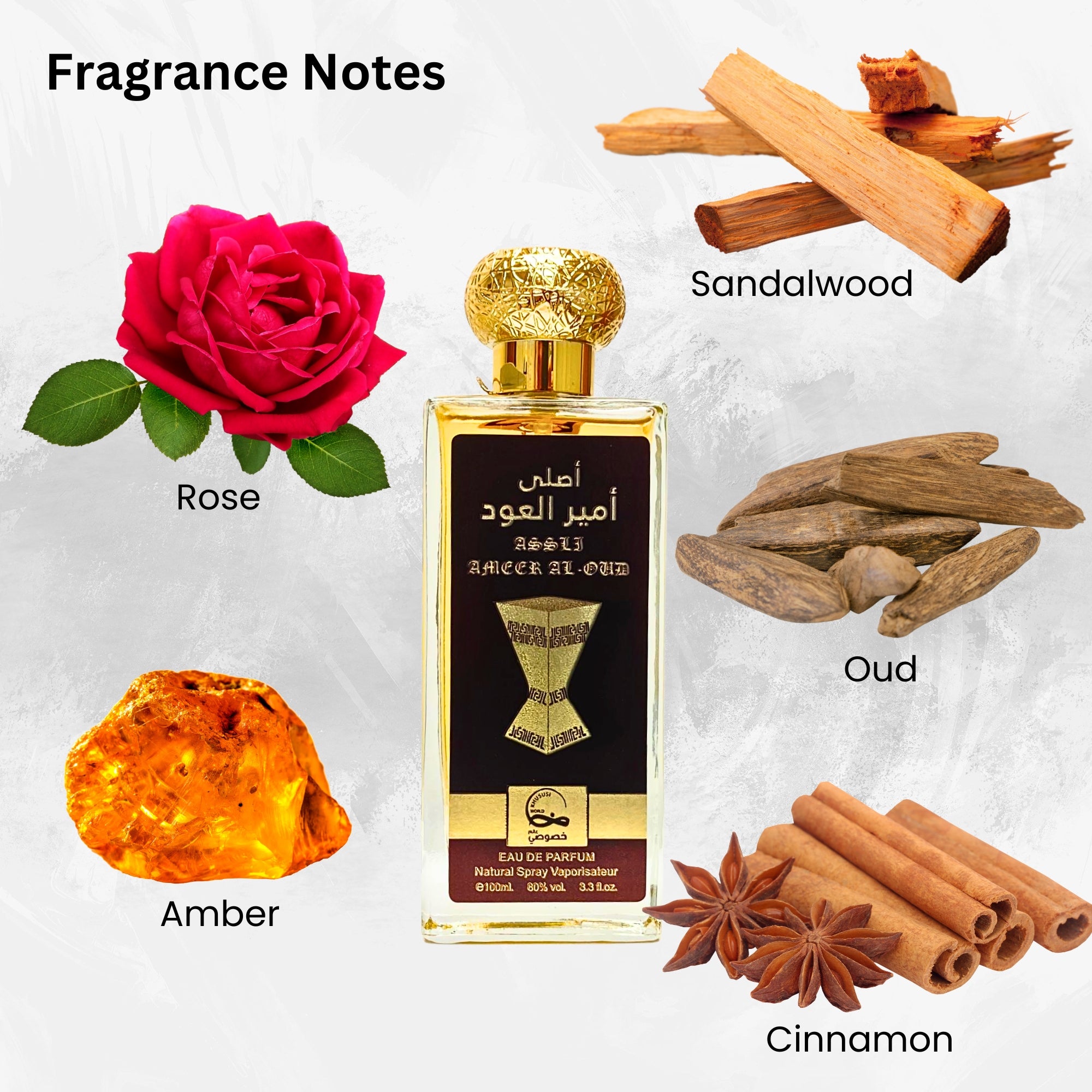 Assli Ameer Al-Oud Perfume 3.3FL.OZ