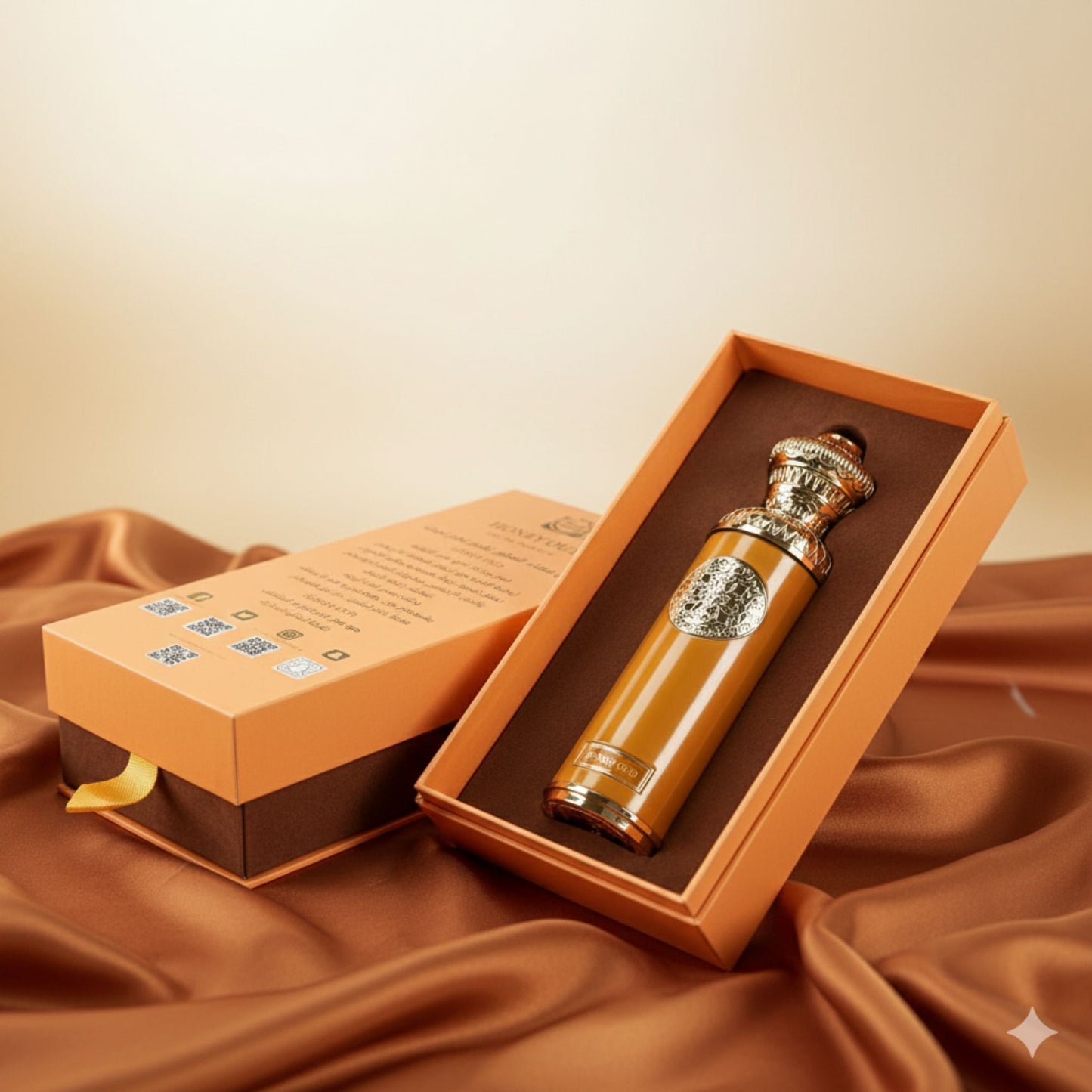 Surrati Heritage Honey Oud 4.7 FL.OZ Perfume for Men and Women - Glass Bottle Long-Lasting Unisex Arabian Luxury Fragrance