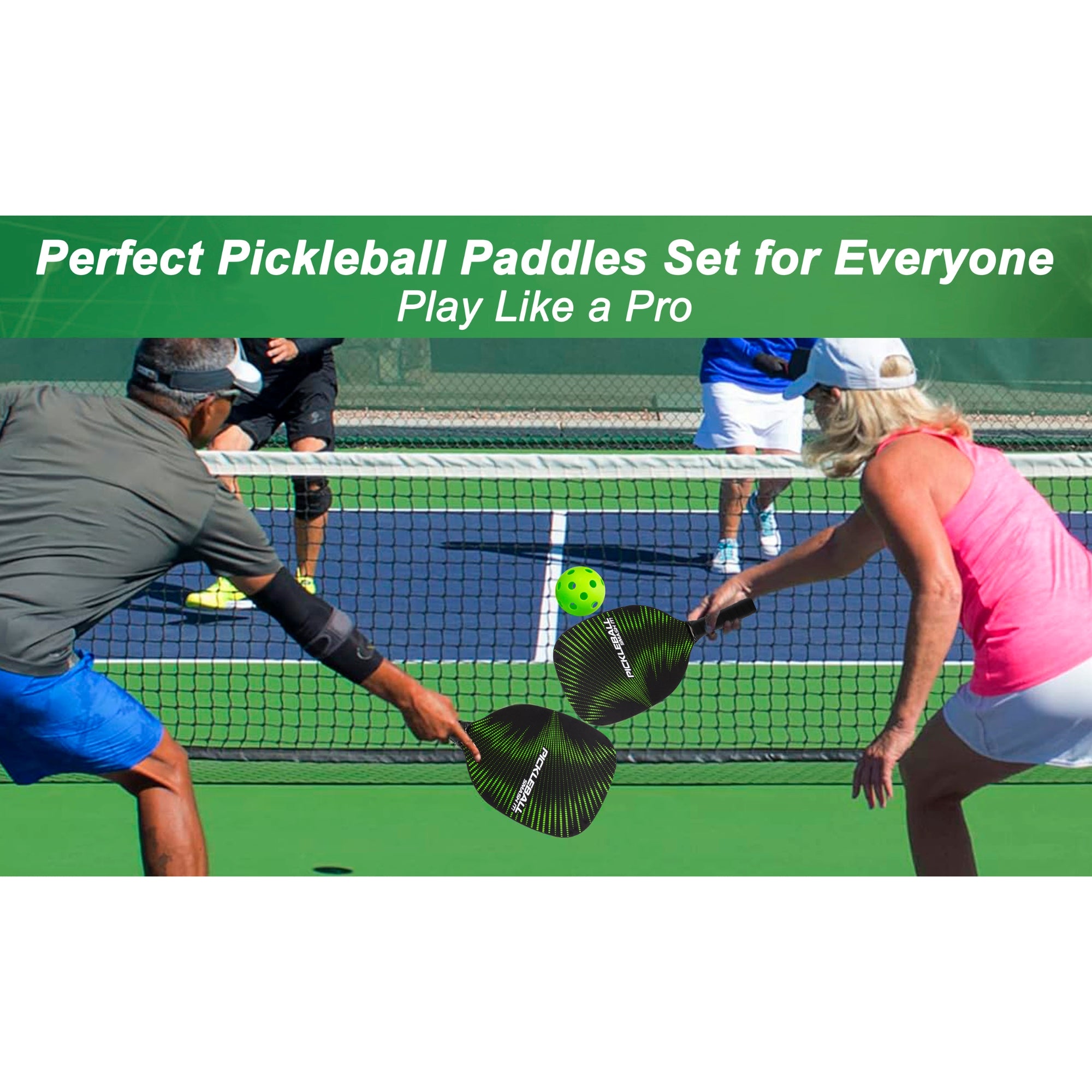 Pickleball Paddles Set of 4
