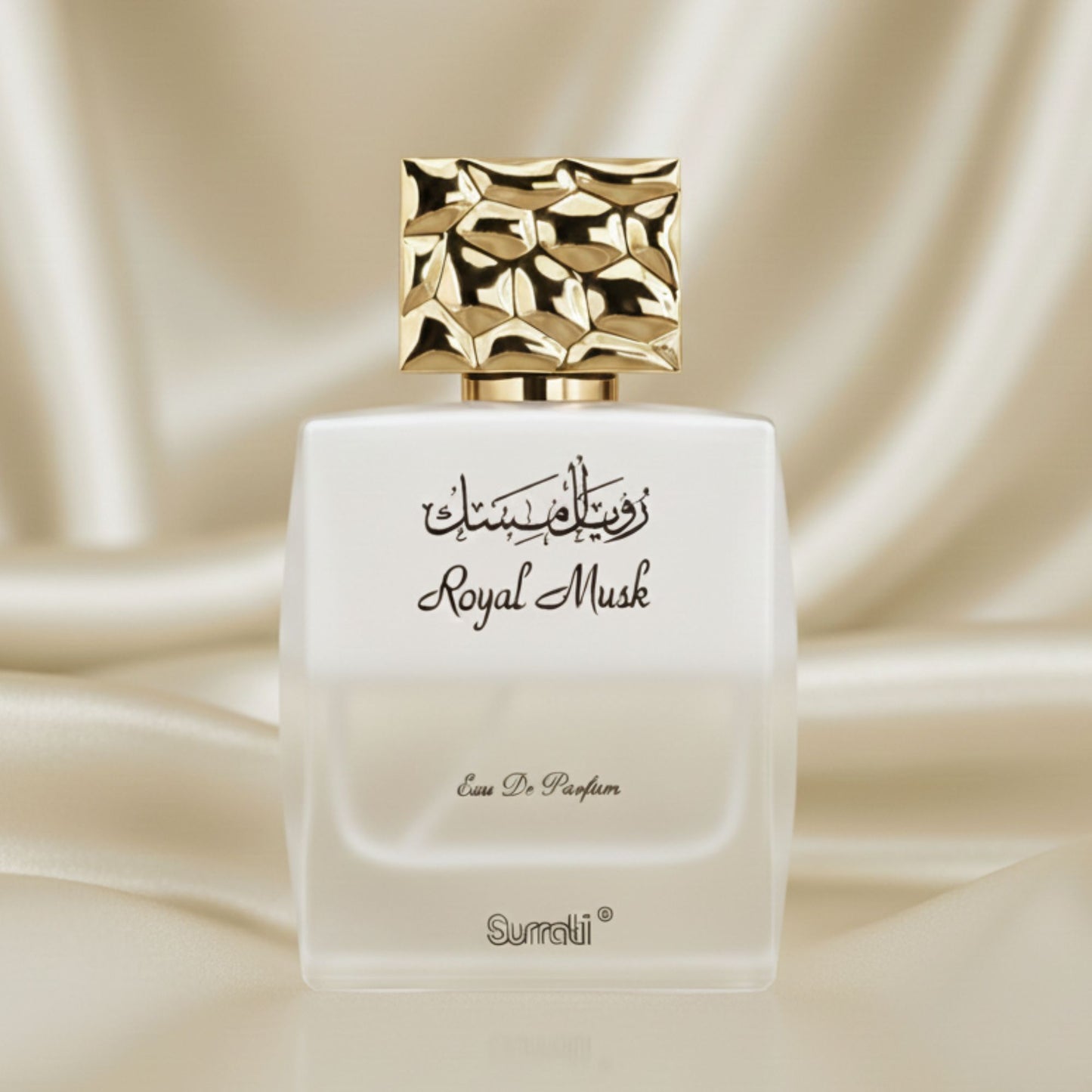 Surrati Royal Musk 3.4 FL.OZ Perfume for Men and Women - Premium Musk Essence Long-Lasting Unisex Fragrance Refined Modern Daily Wear