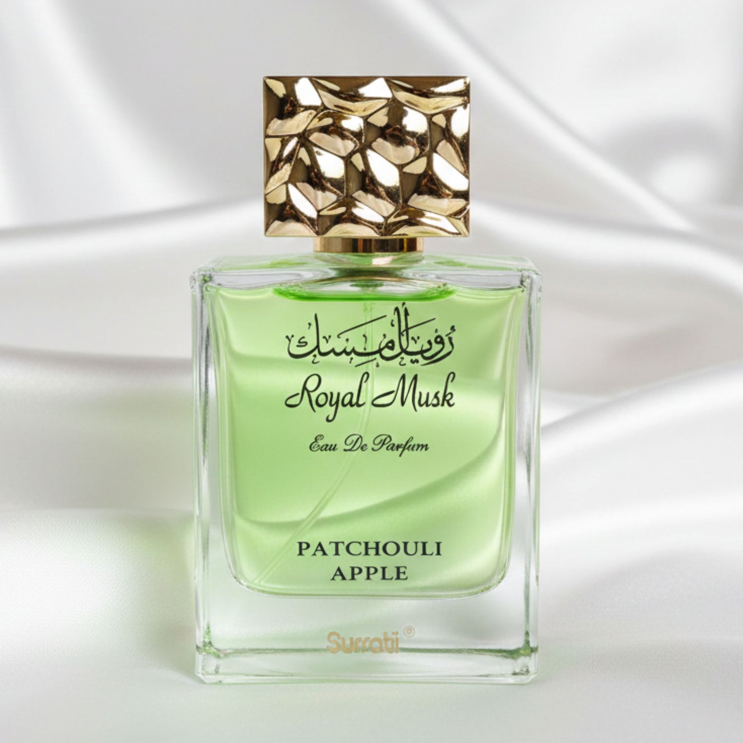 Surrati Royal Musk Patchouli Apple 3.4 FL.OZ Perfume for Men and Women - Premium Musk Essence, Long-Lasting Unisex Fragrance for Daily Wear