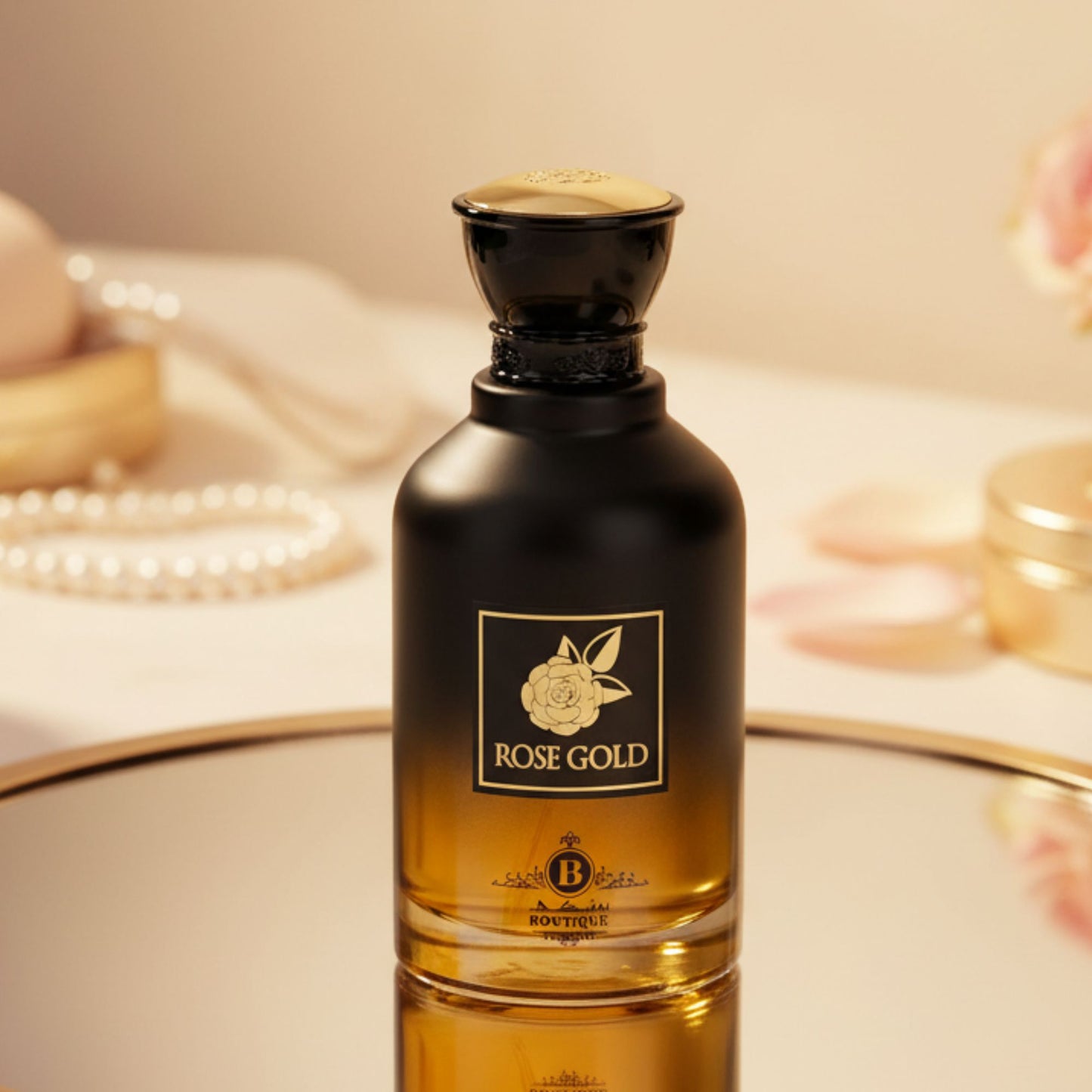 Boutique Rose Gold 3.4 FL.OZ Luxurious Long-Lasting Rose and Musk Scent