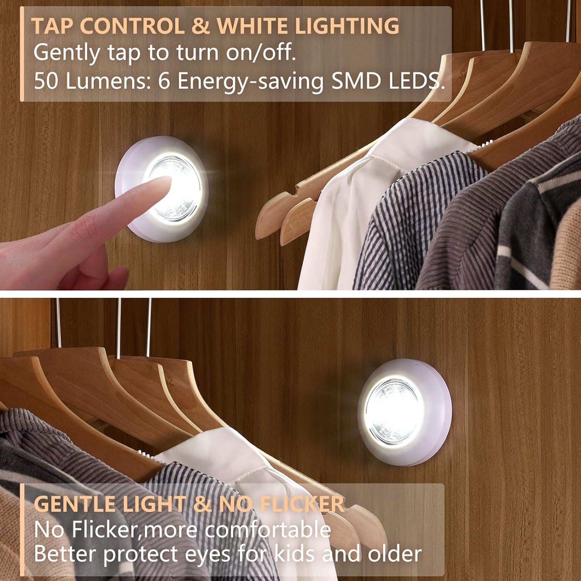5-Pack LED Tap Light