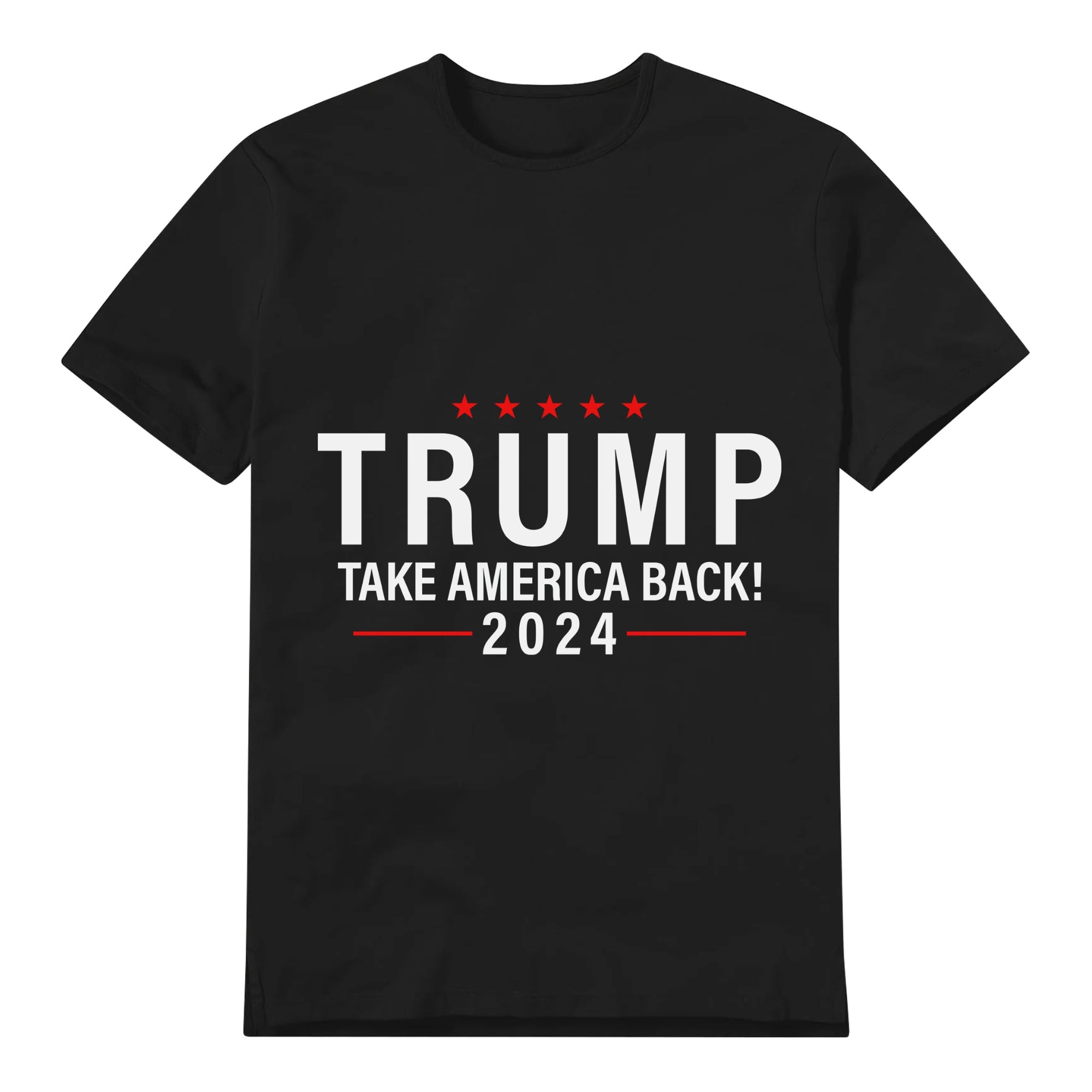 Unisex Graphic Tee Trump-Take America Back Print Casual T-Shirt