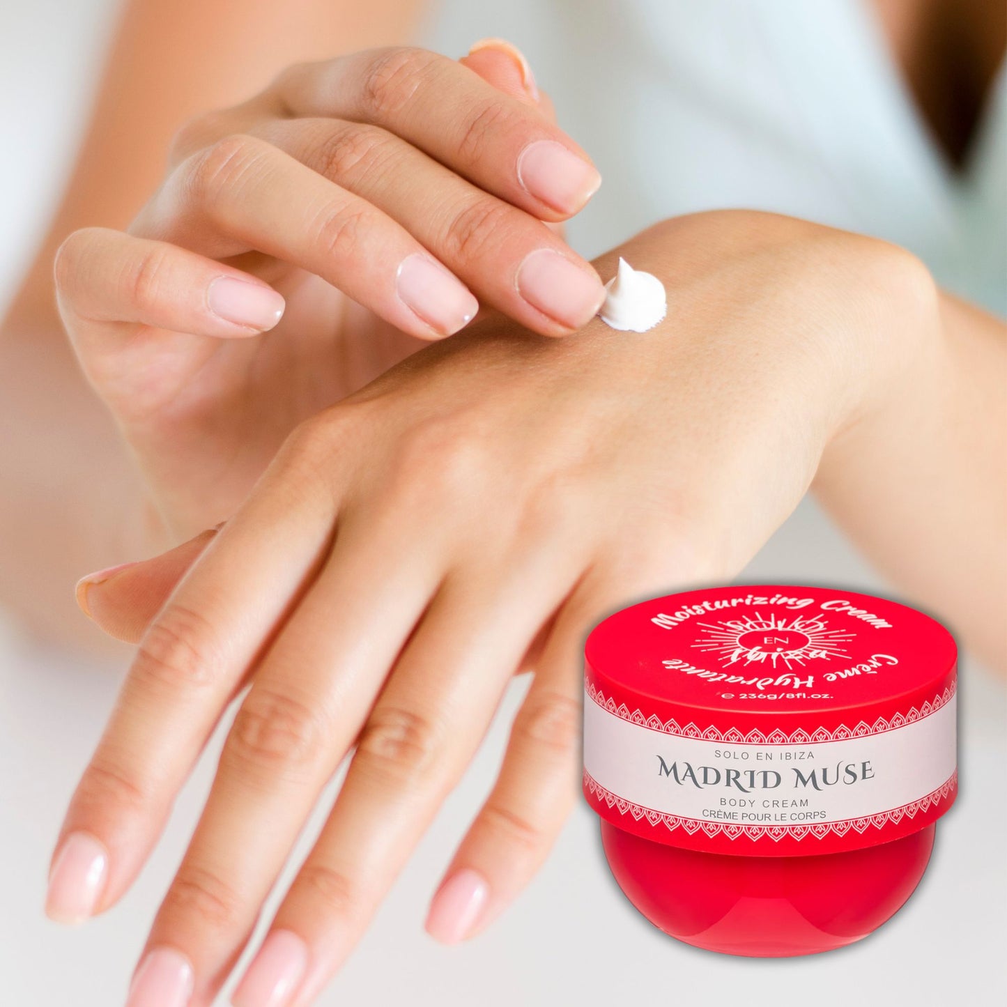 Solo En Ibiza Hydrating Body Cream - Nourishing Moisturizing Lotion