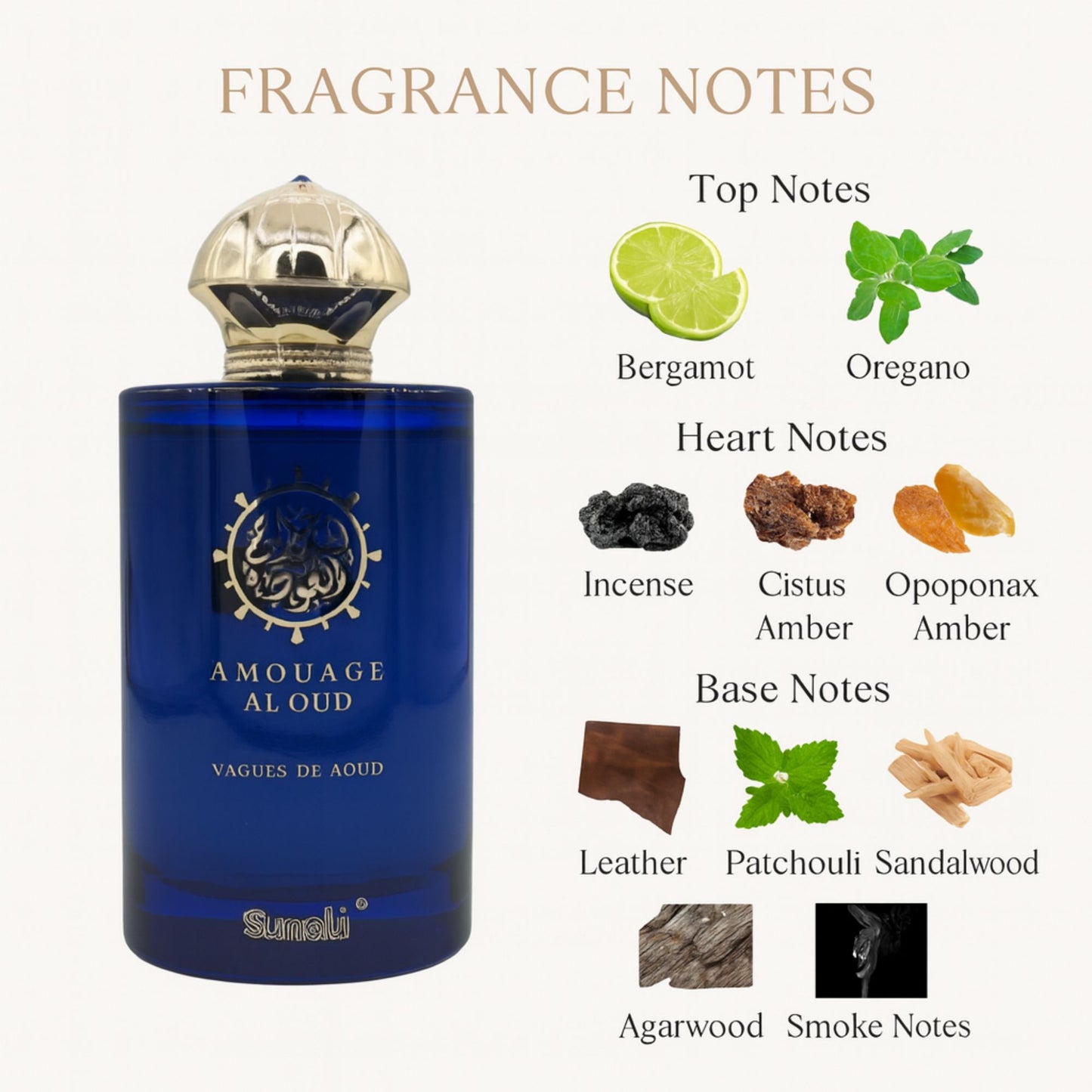 Surrati Amouage Al Oud 3.4 FL.OZ Perfume for Men and Women - Long-Lasting Unisex Fragrance Rich Woody Oriental Scent