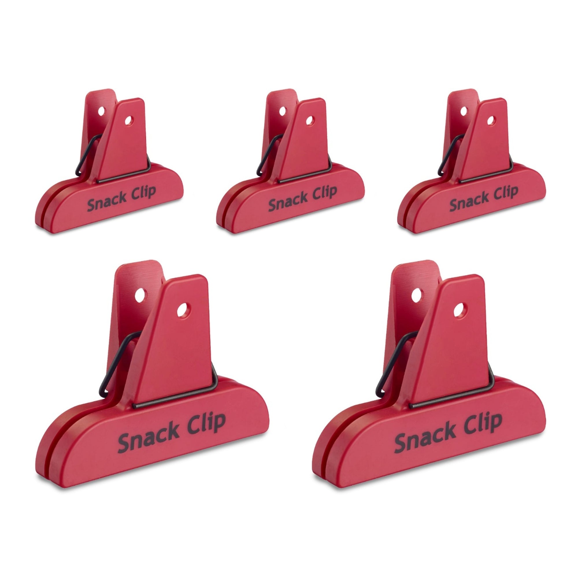 5-Piece Snack Bag Clips Heavy Seal Grip