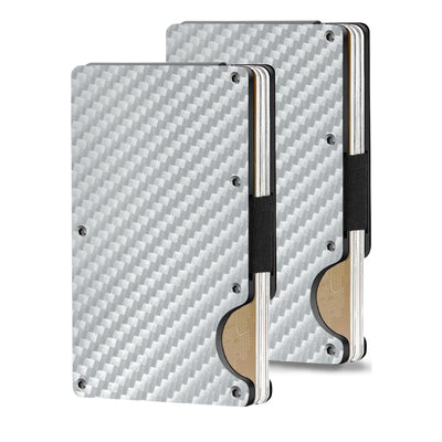 Carbon Fiber Minimalist Credit Card Wallet (2-Pack)