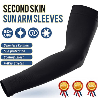 Anti Slip UV Sun Protection Cooling Sports Arm Sleeves for Men and Women