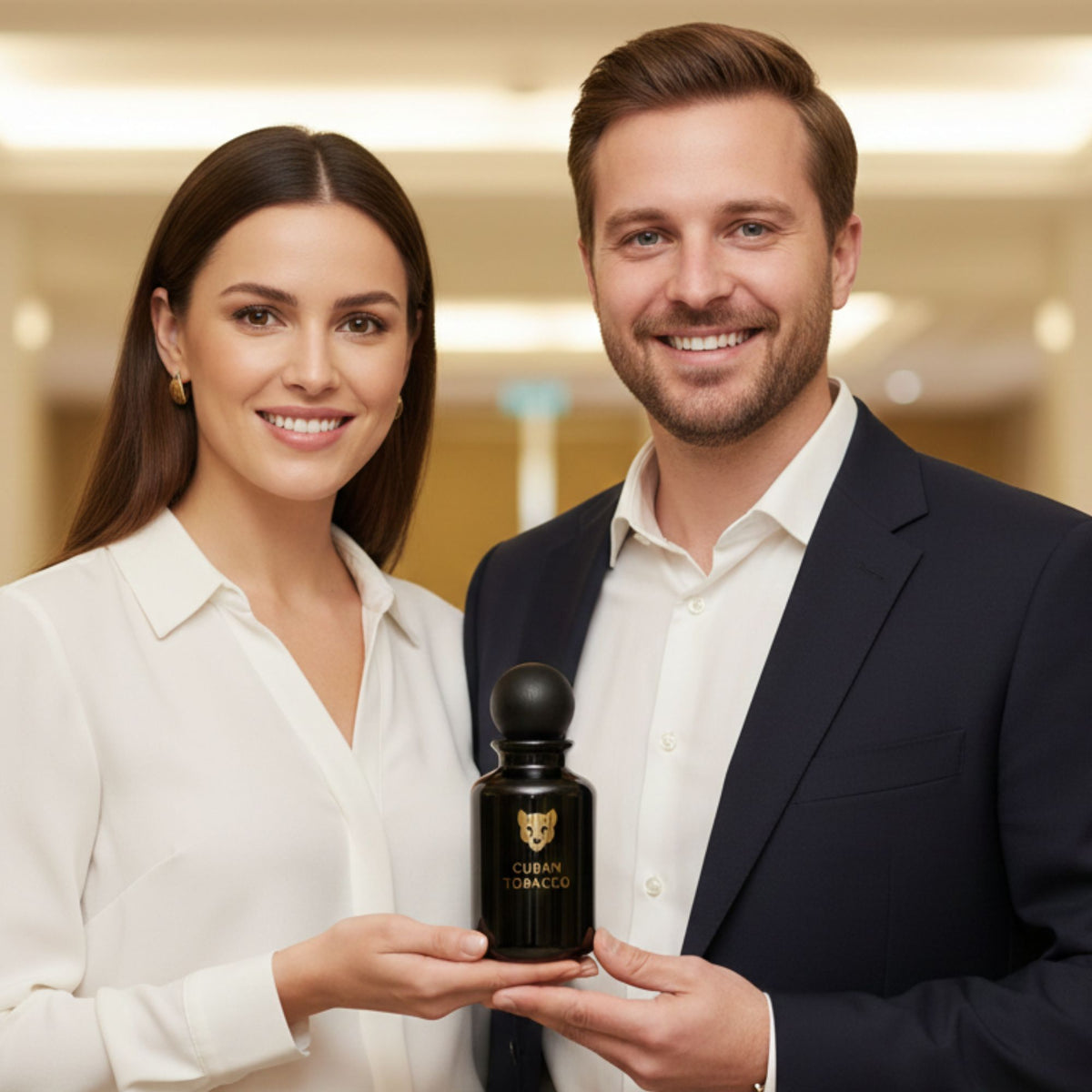Surrati Cuban Tobacco 3.4 FL.OZ Perfume for Men and Women - Rich Smoky Long-Lasting Unisex Luxury Arabian Fragrance