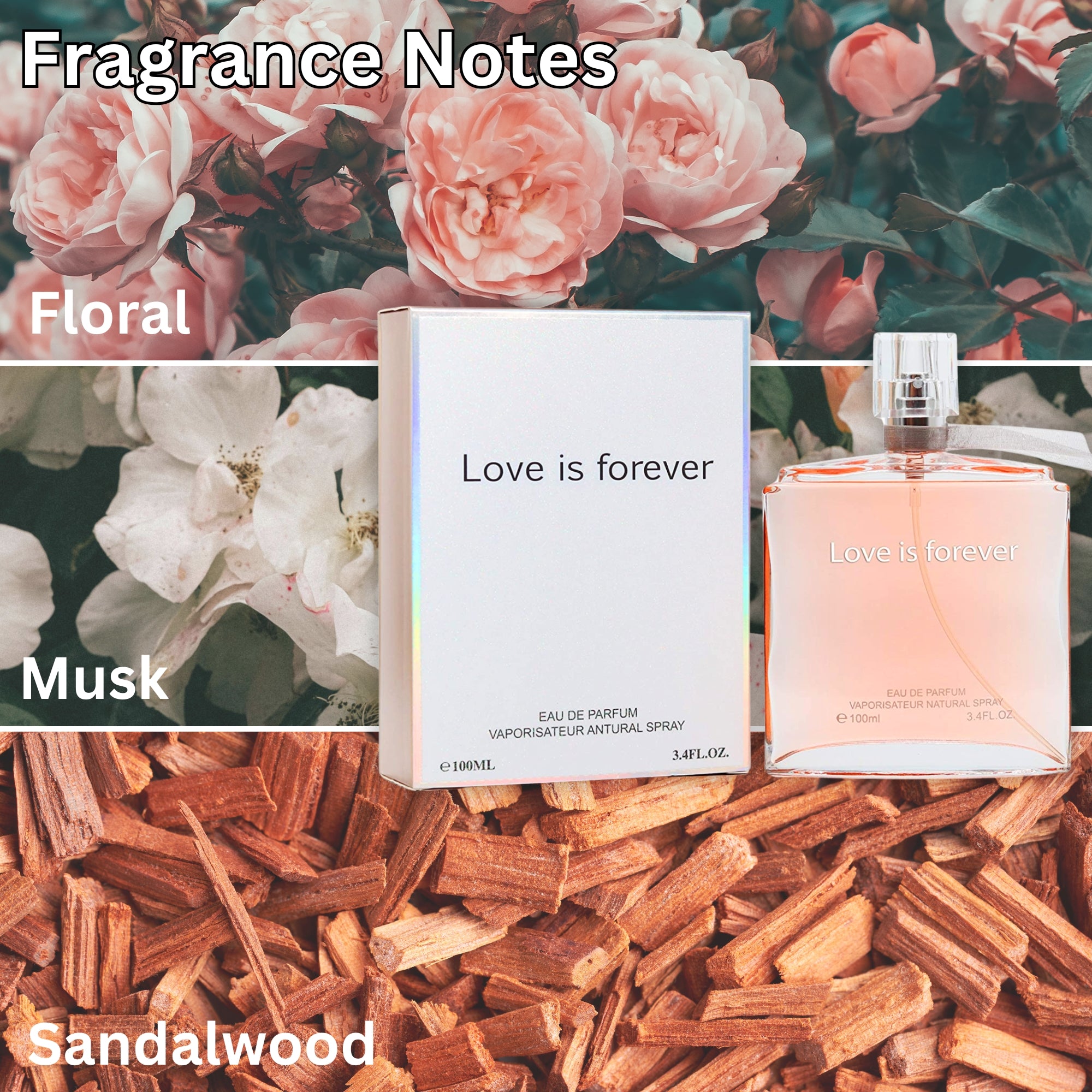 Love Is Forever Perfume 3.4FL.OZ