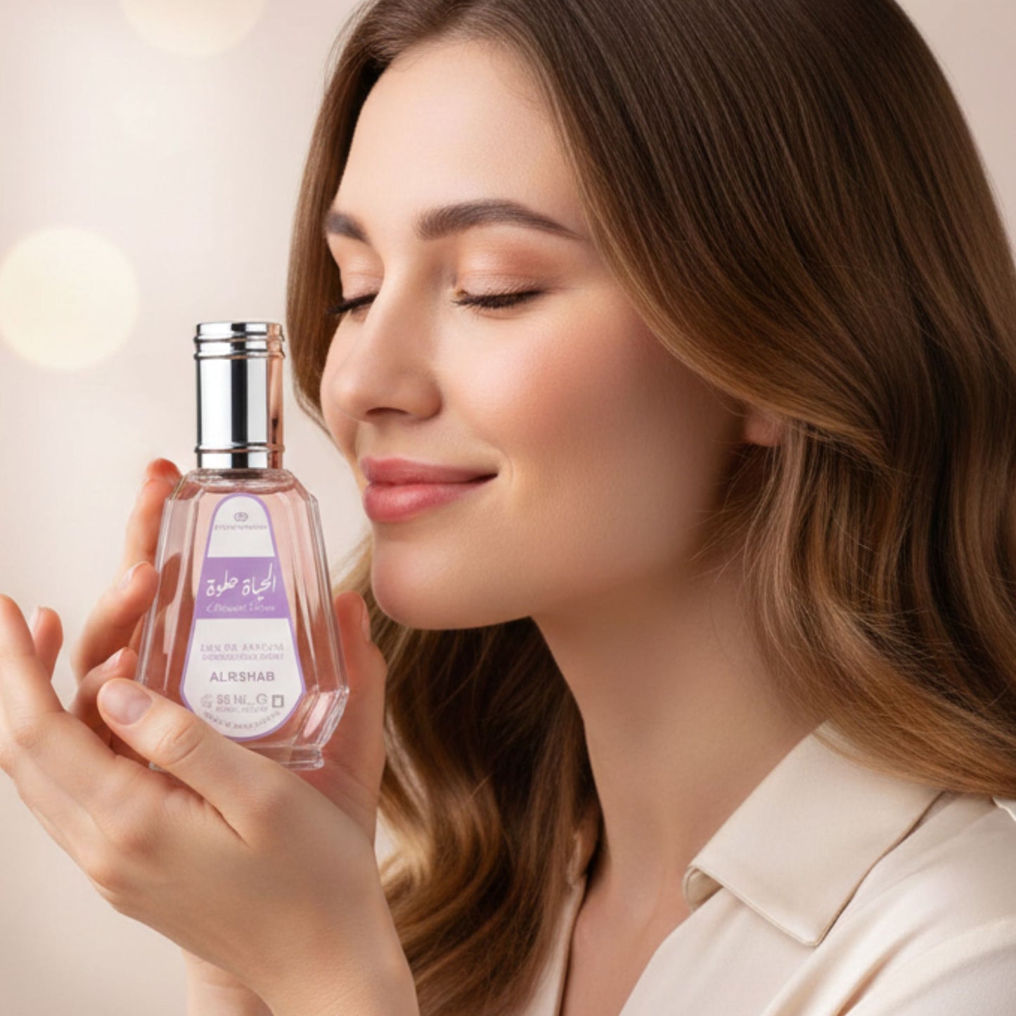 Al-Rehab Alhayah Helwa Perfume 50ml for Women - Long-Lasting Wear, Smooth & Elegant Scent for Daily Use