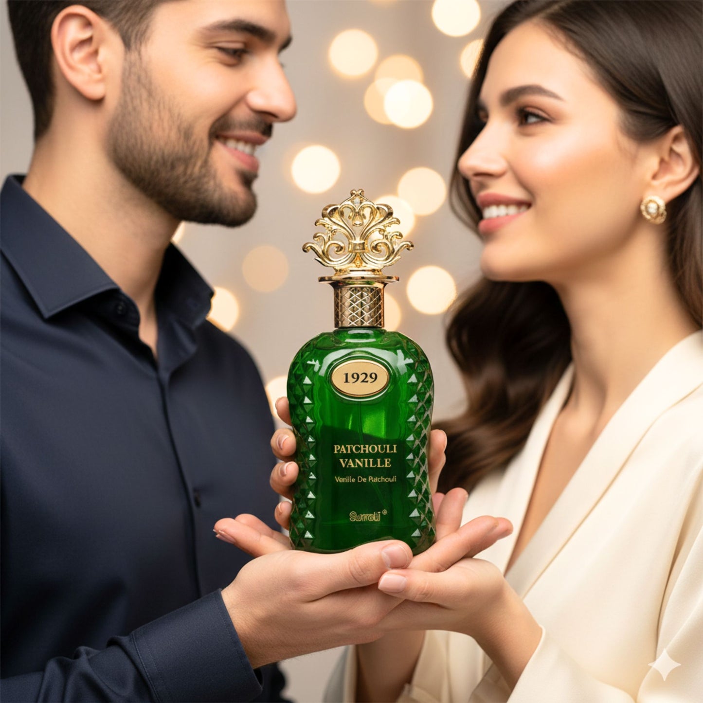 Surrati 1929 Patchouli Vanille 3.4 FL.OZ Perfume for Men and Women - Concentrated Perfume Oil Smooth Sweet Aroma Long-Lasting Unisex Luxury Fragrance