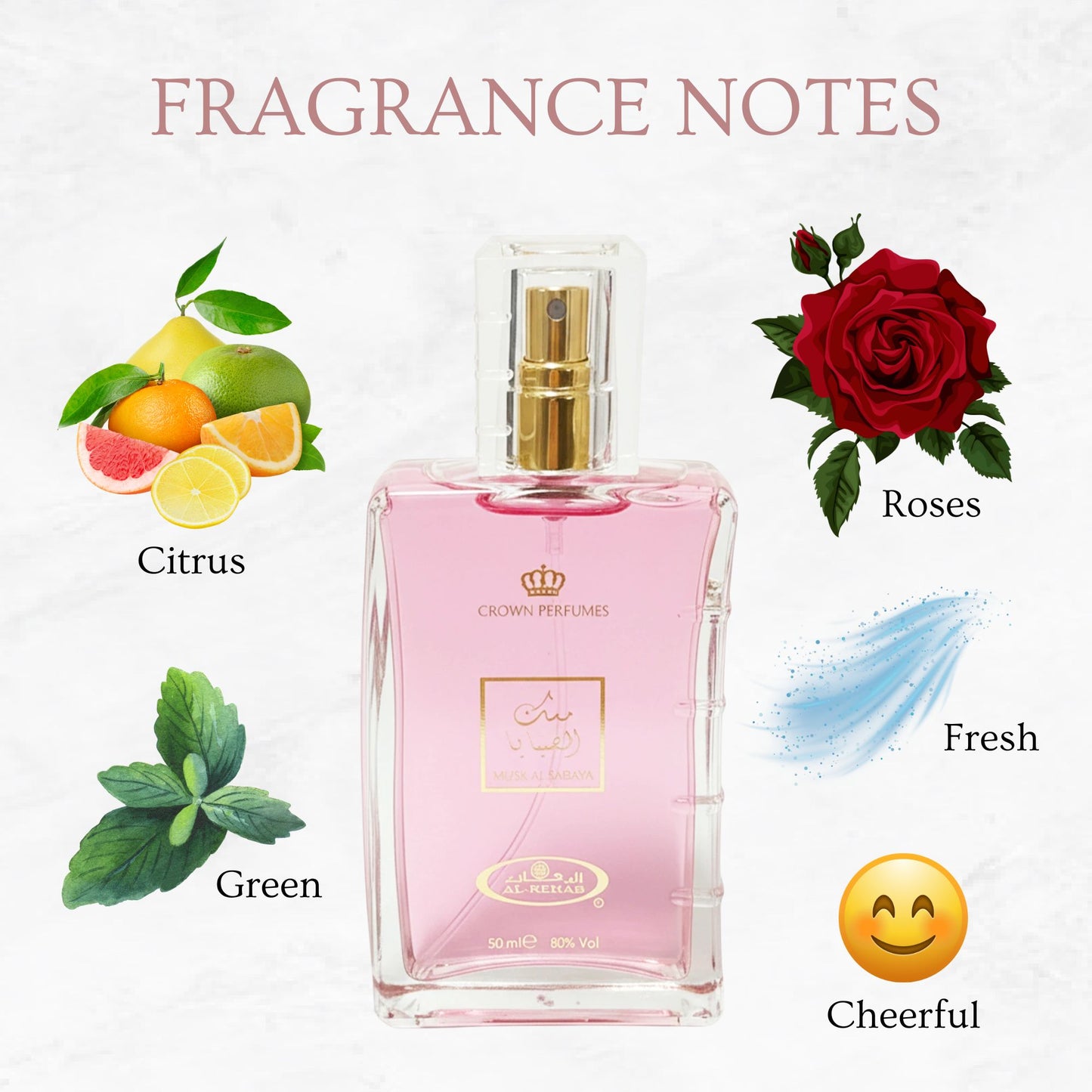 Al-Rehab Musk Al Sabaya Perfume 50ml - Lightweight Aromatic Spray with Soft Musk Texture for Daily Wear & Special Occasions