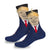 Novelty Presidential Socks with 3D Fake Hair