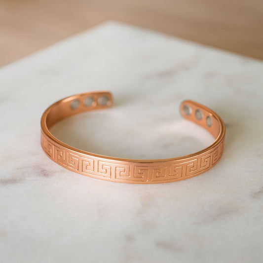 Copper Bracelets for Women – Pure Solid Copper Magnetic Therapy Jewellery, Elegant Pain Relief & Wellness Gift for Everyday Wear