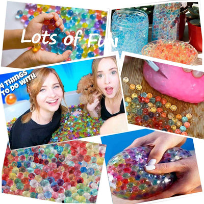 Water Beads Rainbow Mix Pack - 50,000 Beads