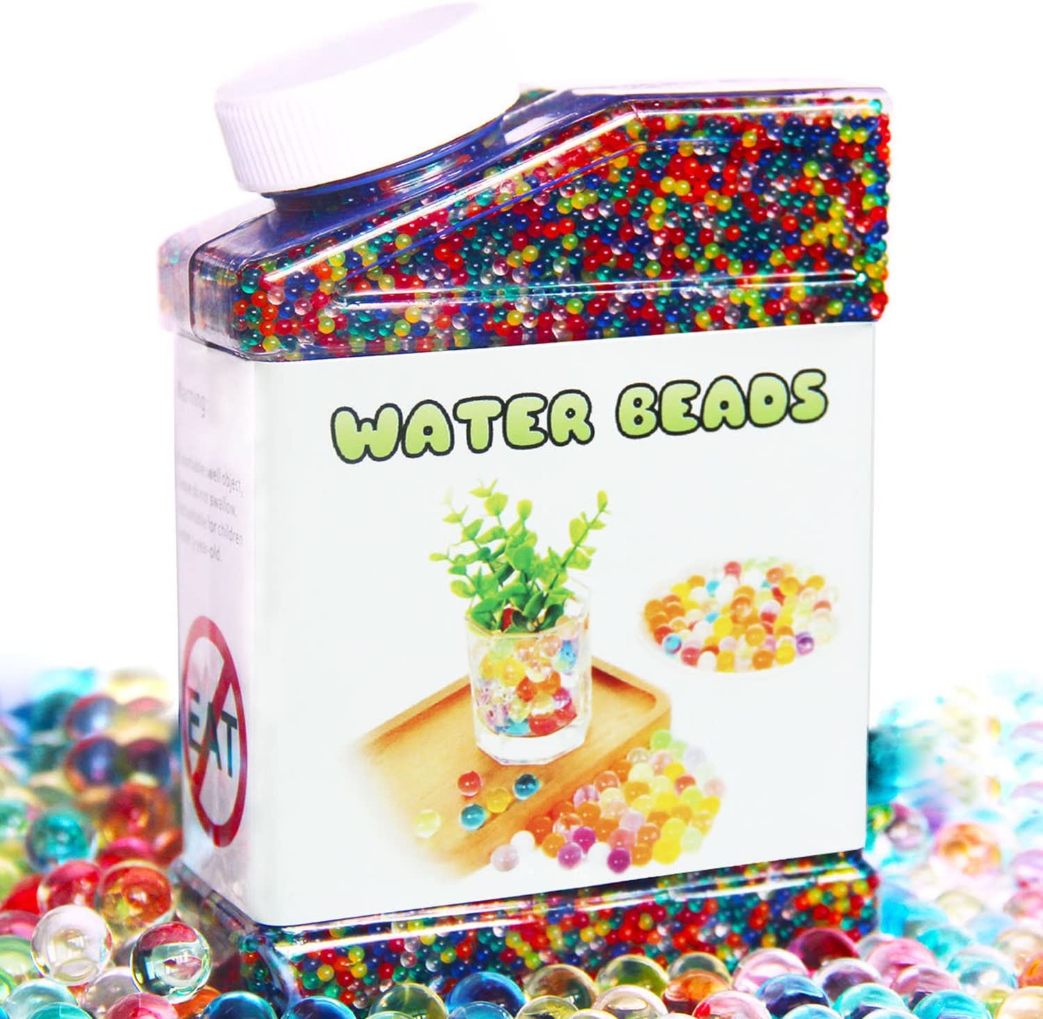 Water Beads Rainbow Mix Pack - 50,000 Beads
