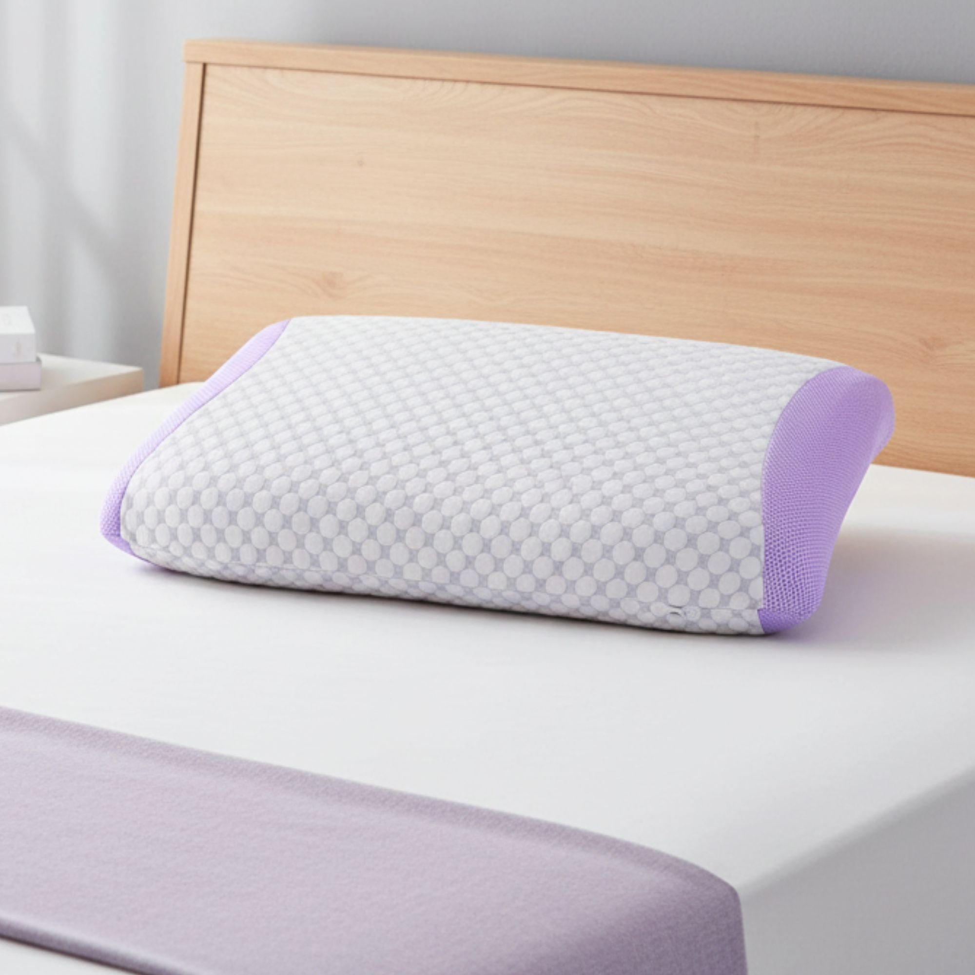 1-Pack Standard Size Memory Foam Pillow with Removable Cover – Supportive, Comfortable & Breathable for Better Sleep