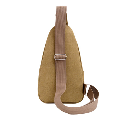 Crossbody Canvas Sling Travel Bag with Adjustable Strap