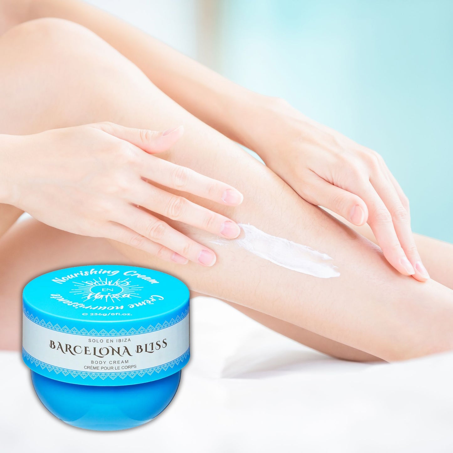 Solo En Ibiza Hydrating Body Cream - Nourishing Moisturizing Lotion