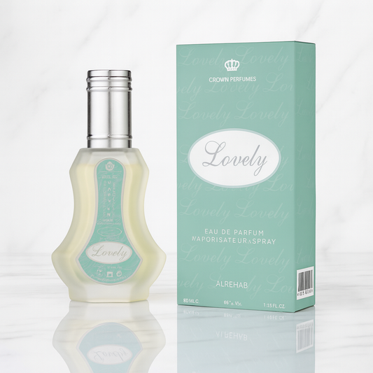 Al-Rehab Lovely Perfume 35ml - Long-Lasting Perfume with Soft, Elegant Floral Scent