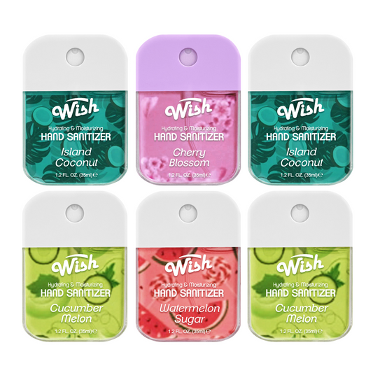 Liquid Hand Sanitizer Spray 1.2oz (6-Pack)