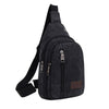 Crossbody Canvas Sling Travel Bag with Adjustable Strap