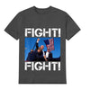 Unisex Graphic Tee Trump Fight Print Casual T-Shirt