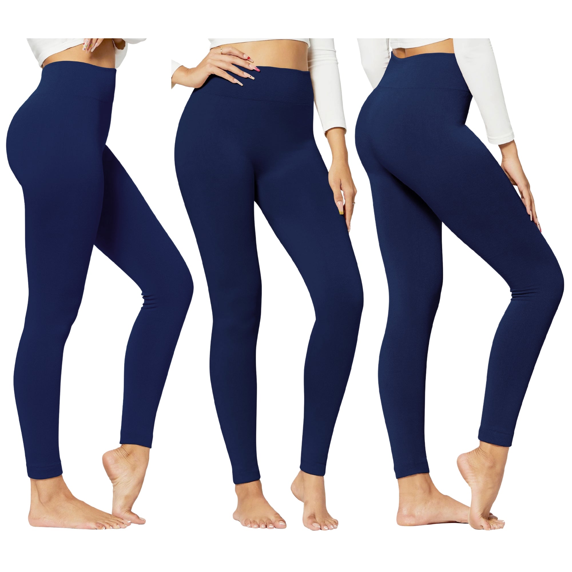 1-Pack Women's High-Waisted Seamless Workout Leggings for Yoga, Gym, and Everyday Wear, One-Size Fits Most