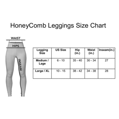 Women's Honey Comb Tie Dye Leggings for Tummy Control & Yoga