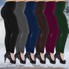 6-Pack: Women's Cozy Fleece-Lined Seamless Leggings