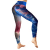 Women's Honey Comb Tie Dye Leggings for Tummy Control & Yoga