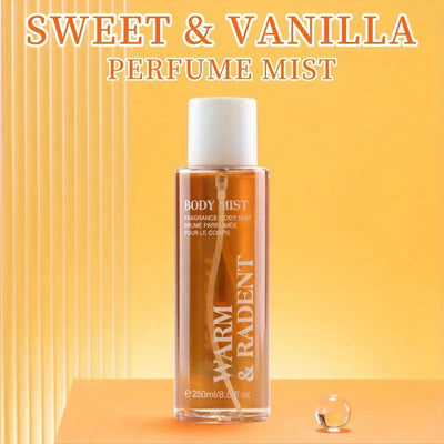 Warm & Radent Body Mist Spray 8.5 FL OZ for Women Long-Lasting Fragrance