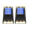 Waterproof Outdoor Solar LED Wall Lights 2-Pack