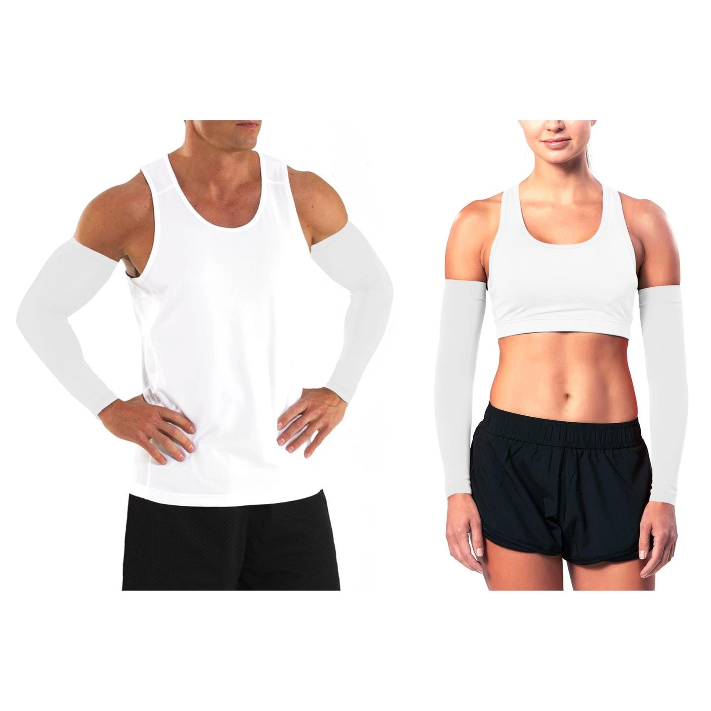 Cycling Arm Sleeve for Men & Women, Anti-Slip & Breathable, Sun Protection Sleeves for Running, Bicycles or Bikes